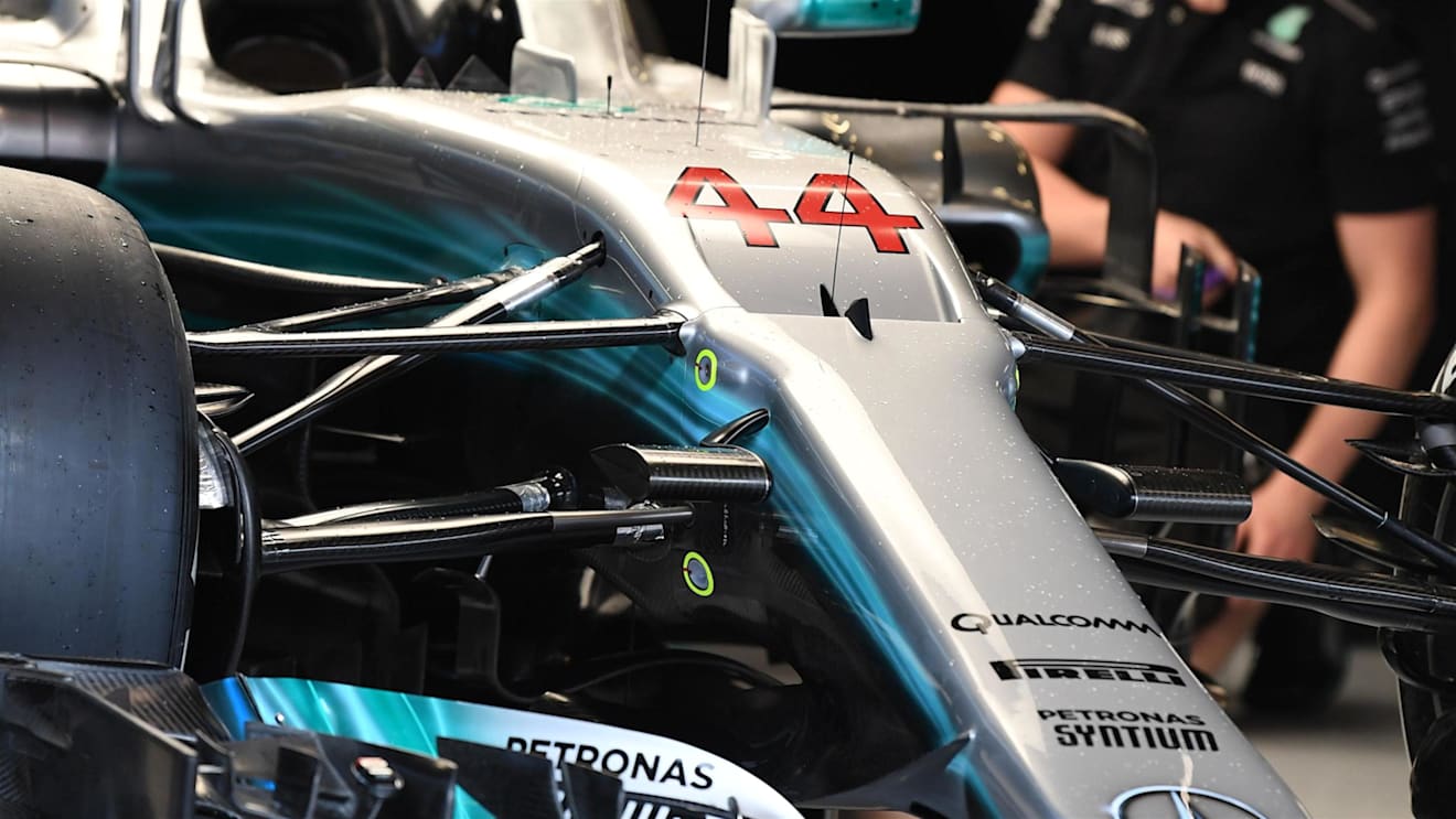 Mercedes-Benz F1 W08 Hybrid in the garage at Formula One World Championship, Rd5, Spanish Grand Prix, Preparations, Barcelona, Spain, Thursday 11 May 2017. © Sutton Motorsport Images