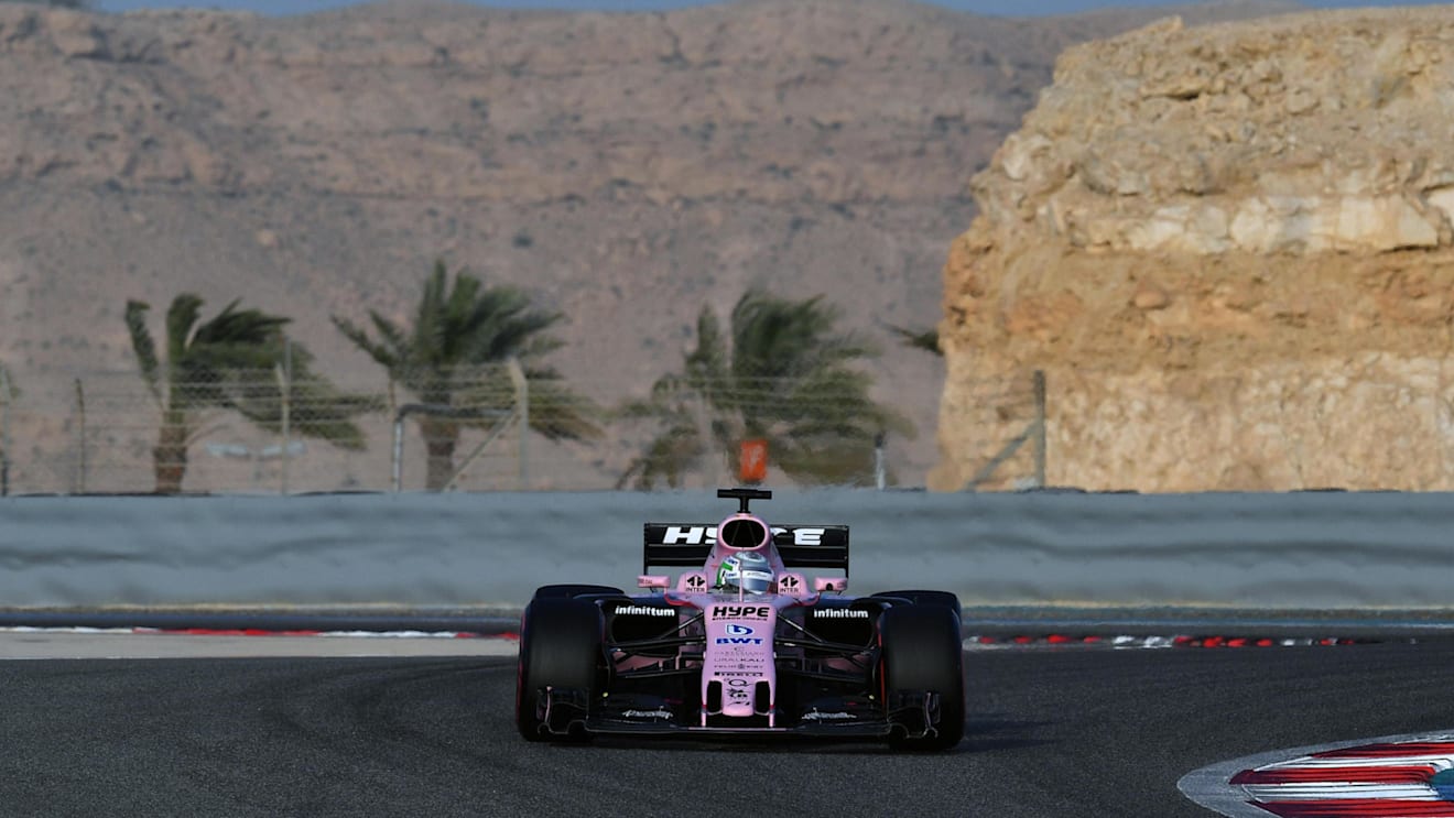 Alfonso Celis jr (MEX) Force India VJM10 at Formula One Testing, Day One, Bahrain International Circuit, Sakhir, Bahrain, Tuesday 18 April 2017. © Sutton Motorsport Images