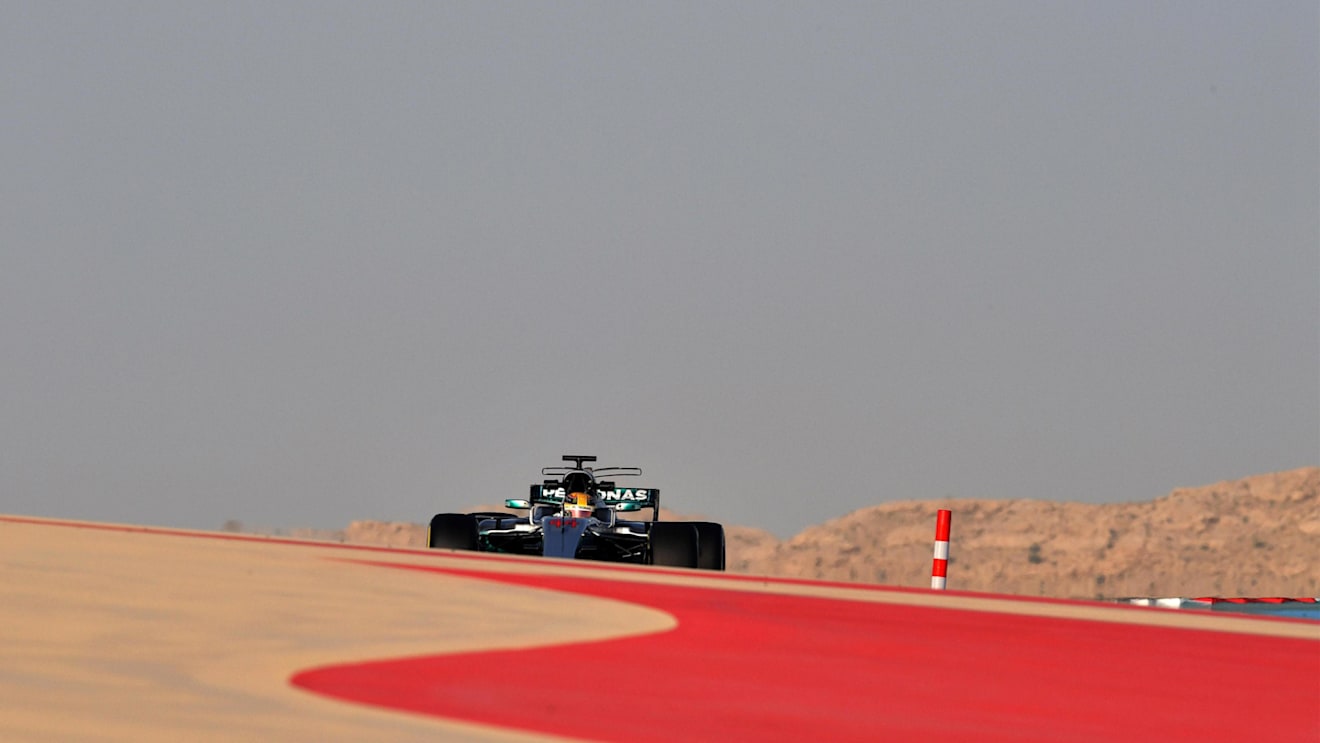 Lewis Hamilton (GBR) Mercedes-Benz F1 W08 Hybrid at Formula One Testing, Day One, Bahrain International Circuit, Sakhir, Bahrain, Tuesday 18 April 2017. © Sutton Motorsport Images