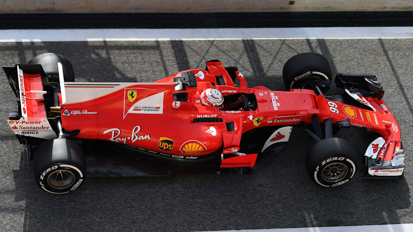 Antonio Giovinazzi (ITA) Ferrari SF70-H at Formula One Testing, Day One, Bahrain International Circuit, Sakhir, Bahrain, Tuesday 18 April 2017. © Sutton Motorsport Images