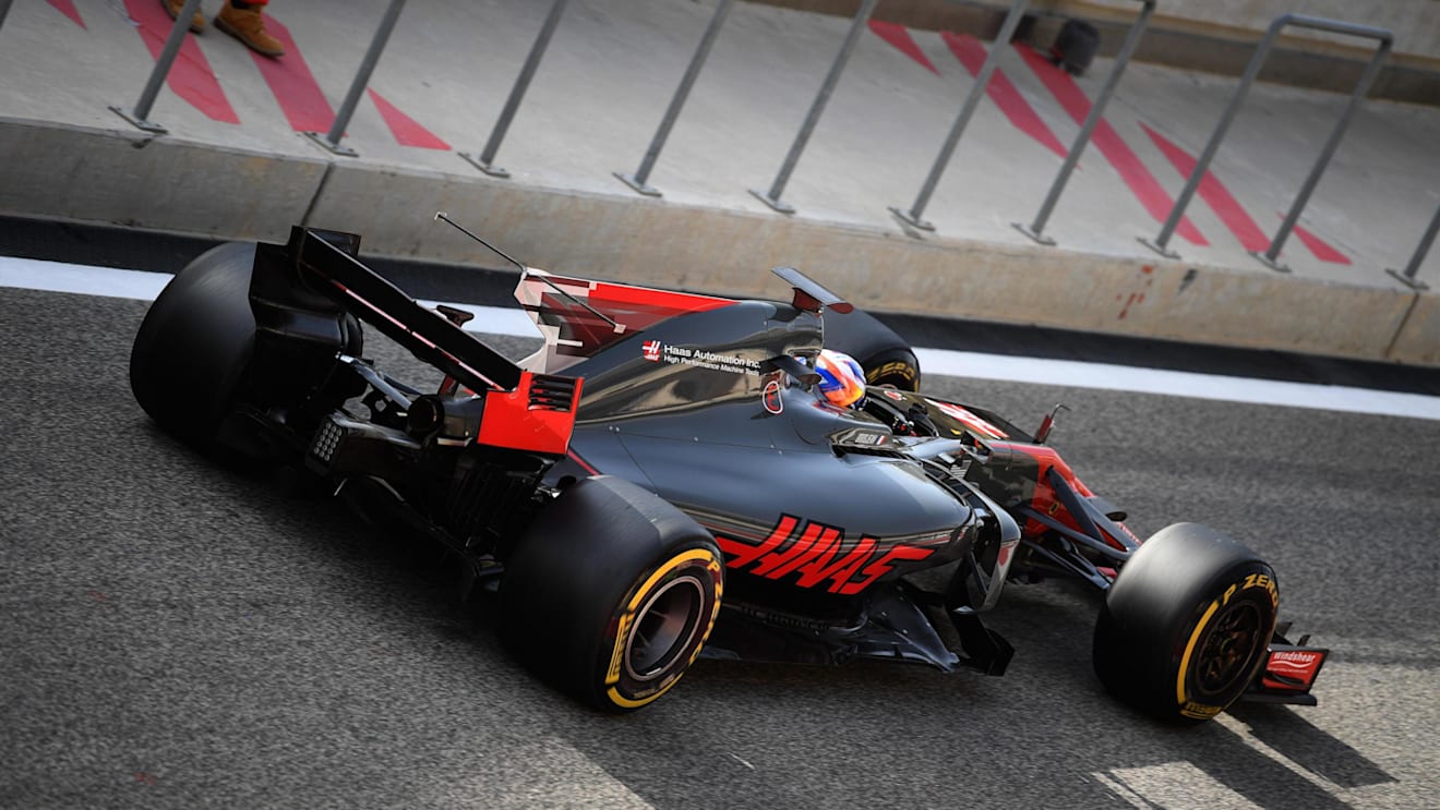 Romain Grosjean (FRA) Haas VF-17 at Formula One Testing, Day One, Bahrain International Circuit, Sakhir, Bahrain, Tuesday 18 April 2017. © Sutton Motorsport Images