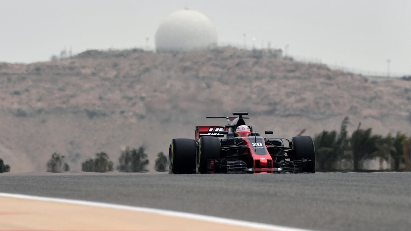 Kevin Magnussen (DEN) Haas VF-17 at Formula One Testing, Day Two, Bahrain International Circuit, Sakhir, Bahrain, Wednesday 19 April 2017. © Sutton Motorsport Images