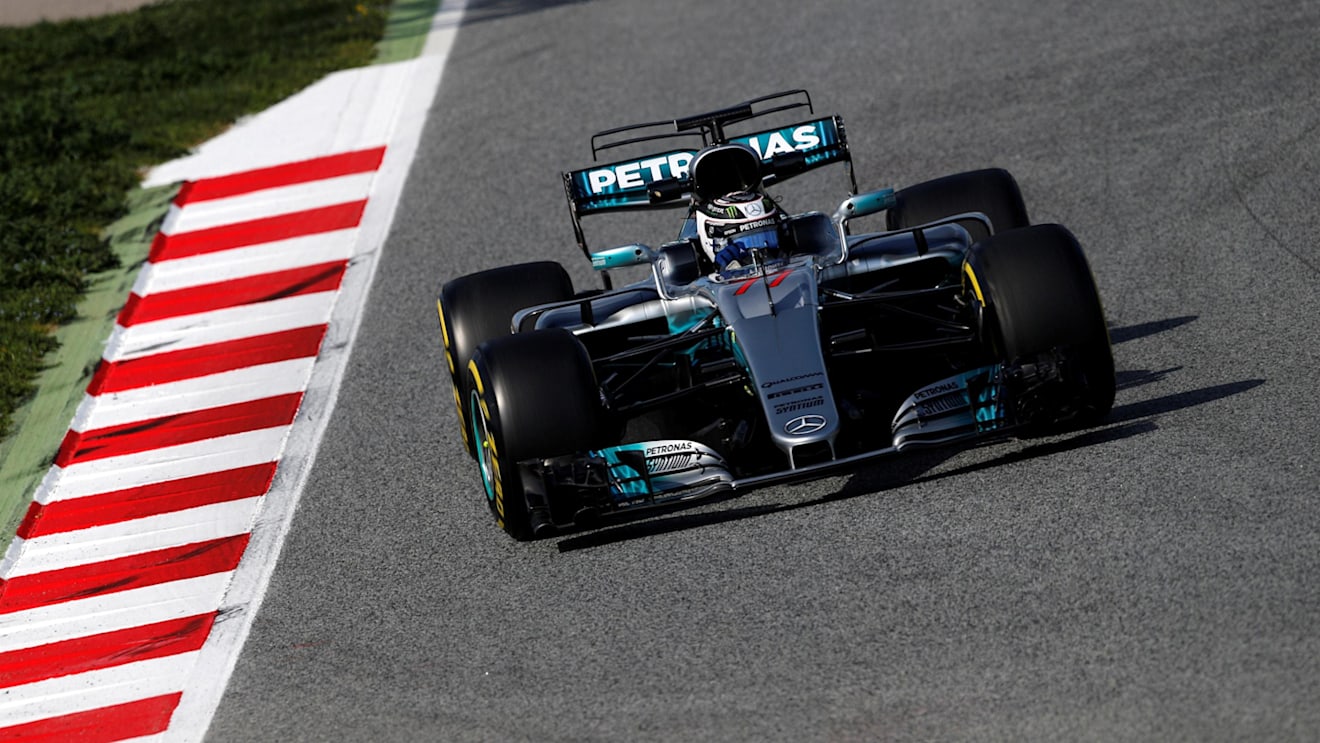 Valtteri Bottas (FIN) Mercedes-Benz F1 W08 Hybrid at Formula One Testing, Day Four, Barcelona, Spain, 2 March 2017. © Sutton Images