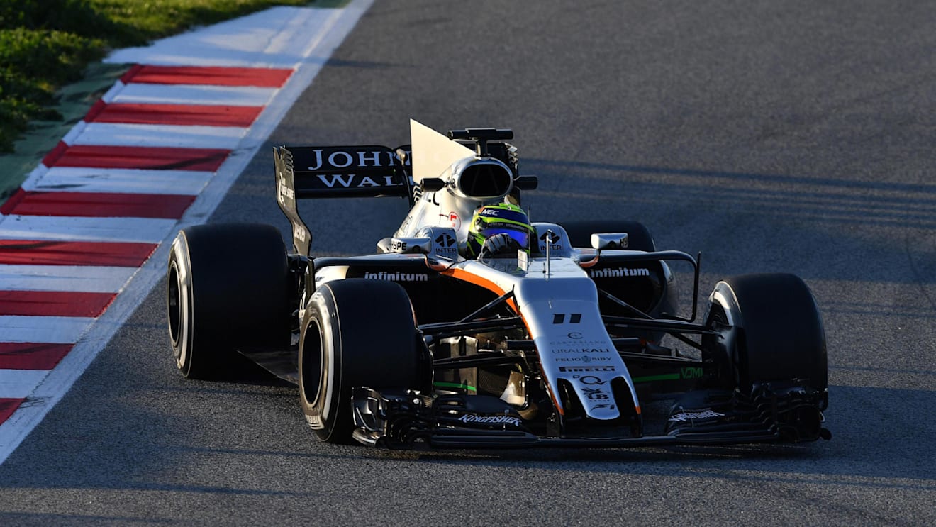Sergio Perez (MEX) Force India VJM10 at Formula One Testing, Day Four, Barcelona, Spain, 2 March 2017. © Sutton Images
