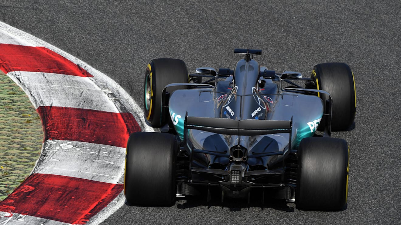 Valtteri Bottas (FIN) Mercedes-Benz F1 W08 Hybrid at Formula One Testing, Day One, Barcelona, Spain, 27 February 2017. © Sutton Images