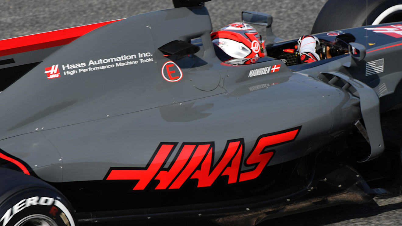Kevin Magnussen (DEN) Haas VF-17 at Formula One Testing, Day One, Barcelona, Spain, 27 February 2017. © Sutton Images