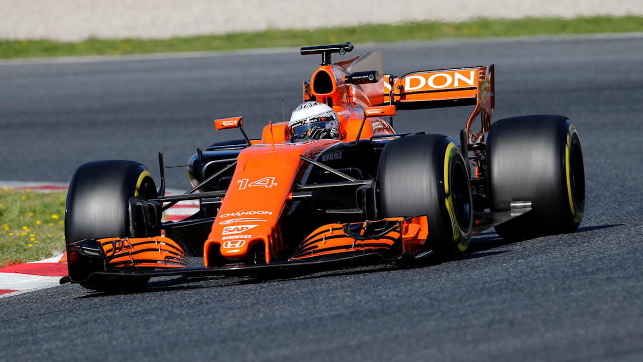 Fernando Alonso (ESP) McLaren MCL32 at Formula One Testing, Day Three, Barcelona, Spain, 1 March 2017. © Sutton Images