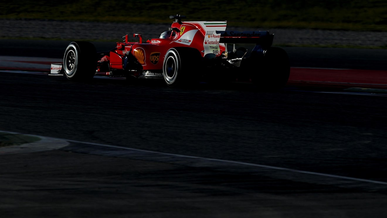 Sebastian Vettel (GER) Ferrari SF70-H at Formula One Testing, Day Three, Barcelona, Spain, 1 March 2017. © Sutton Images