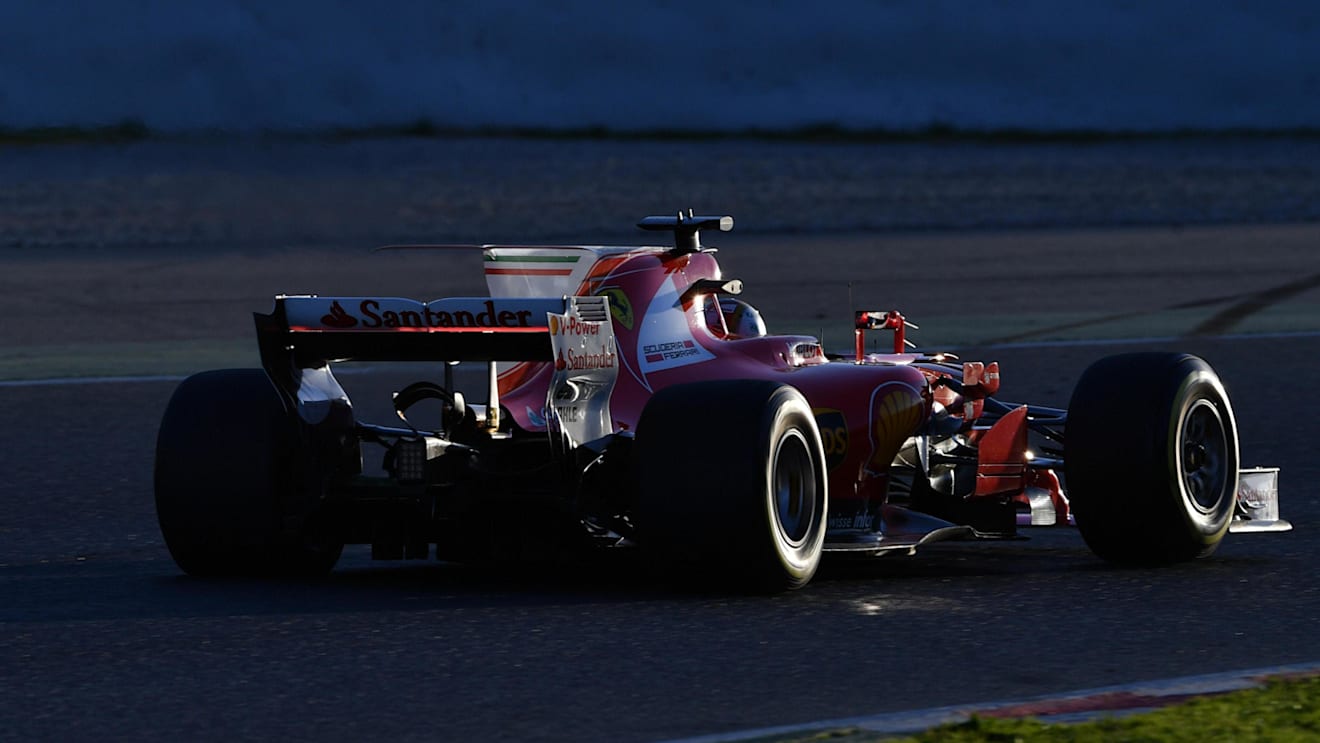 Sebastian Vettel (GER) Ferrari SF70-H at Formula One Testing, Day Three, Barcelona, Spain, 1 March 2017. © Sutton Images