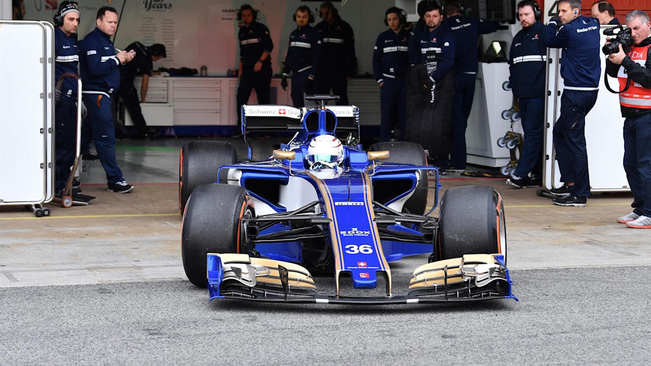 Antonio Giovinazzi (ITA) Sauber C36 at Formula One Testing, Day Two, Barcelona, Spain, 28 February 2017. © Sutton Images