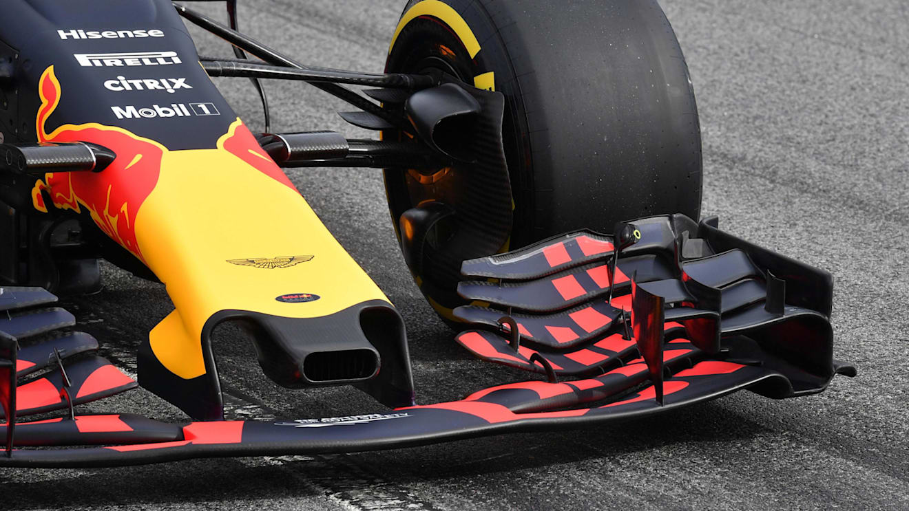 Red Bull Racing RB13 nose and front wing at Formula One Testing, Day Two, Barcelona, Spain, 28 February 2017. © Sutton Images