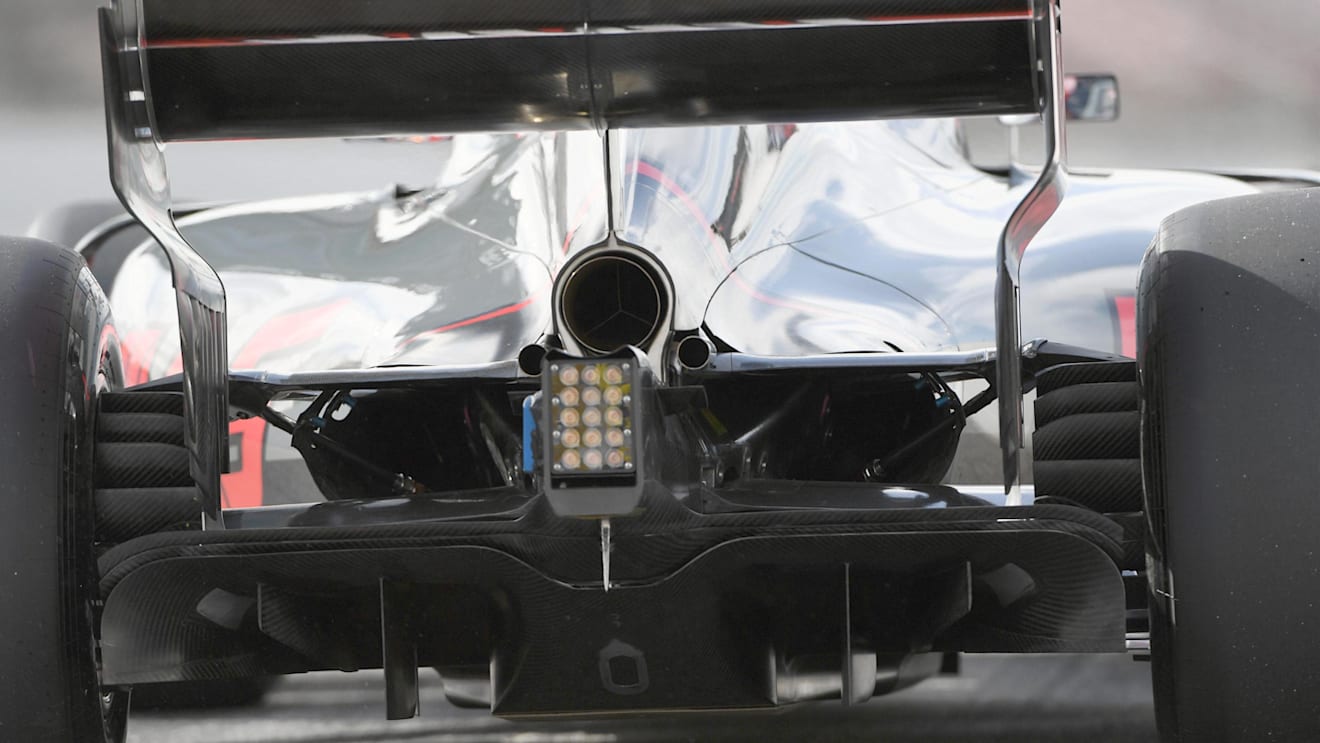 Kevin Magnussen (DEN) Haas VF-17 rear at Formula One Testing, Day Two, Barcelona, Spain, 28 February 2017. © Sutton Images