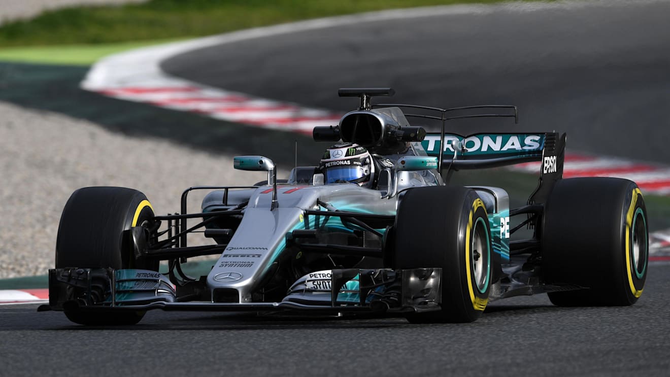 Valtteri Bottas (FIN) Mercedes-Benz F1 W08 Hybrid at Formula One Testing, Day Two, Barcelona, Spain, 28 February 2017. © Sutton Images