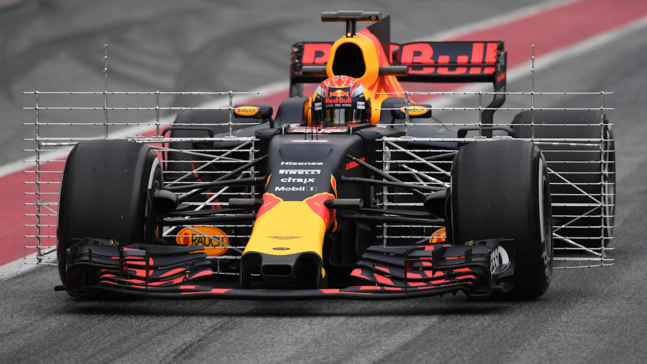 Max Verstappen (NED) Red Bull Racing RB13 with aero sensors at Formula One Testing, Day Two, Barcelona, Spain, 28 February 2017. © Sutton Images