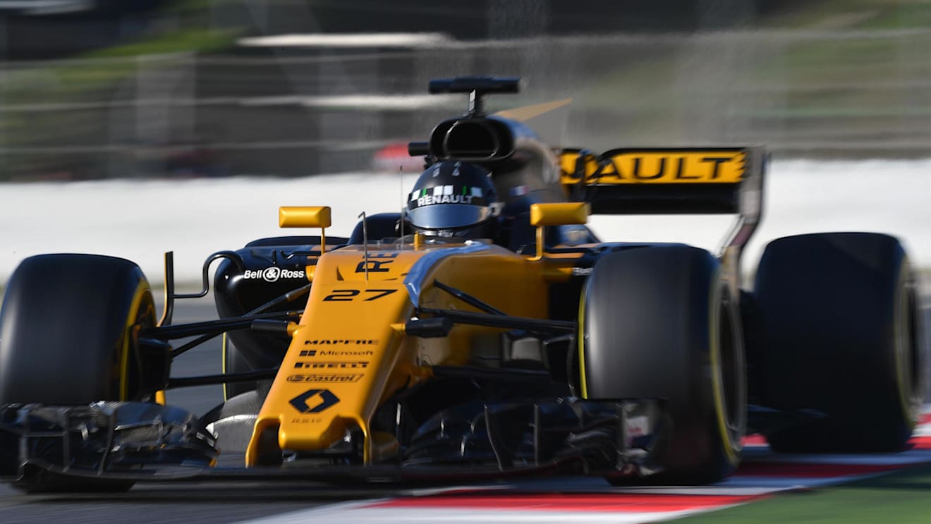 Nico Hulkenberg (GER) Renault Sport F1 Team RS17 at Formula One Testing, Day Four, Barcelona, Spain, 10 March 2017. © Sutton Images