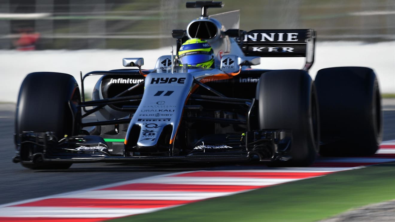 Sergio Perez (MEX) Force India VJM10 at Formula One Testing, Day Four, Barcelona, Spain, 10 March 2017. © Sutton Images
