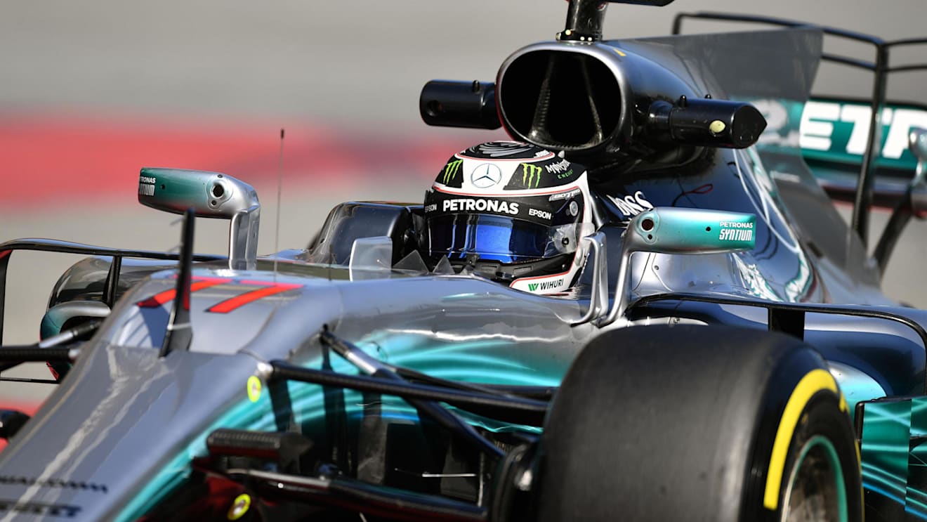 Valtteri Bottas (FIN) Mercedes-Benz F1 W08 Hybrid at Formula One Testing, Day Four, Barcelona, Spain, 10 March 2017. © Sutton Images