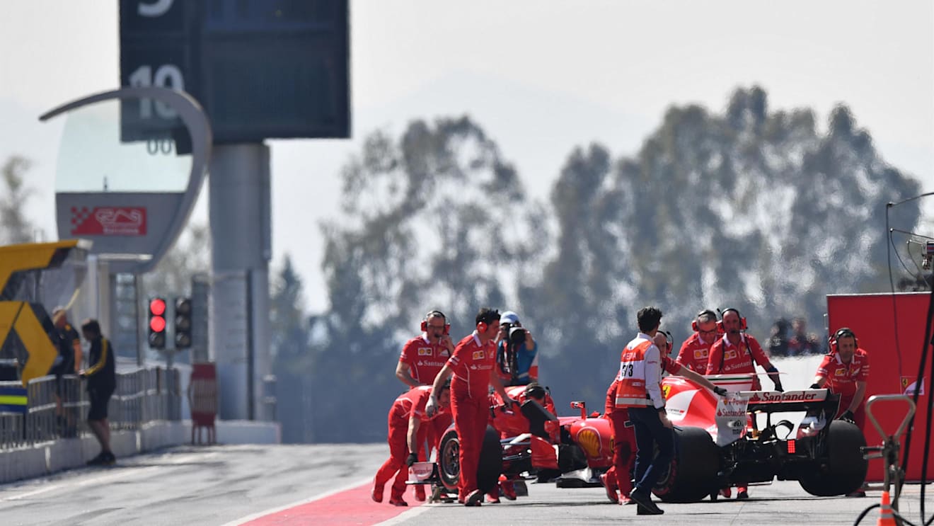 Kimi Raikkonen (FIN) Ferrari SF70-H at Formula One Testing, Day Four, Barcelona, Spain, 10 March 2017. © Sutton Images