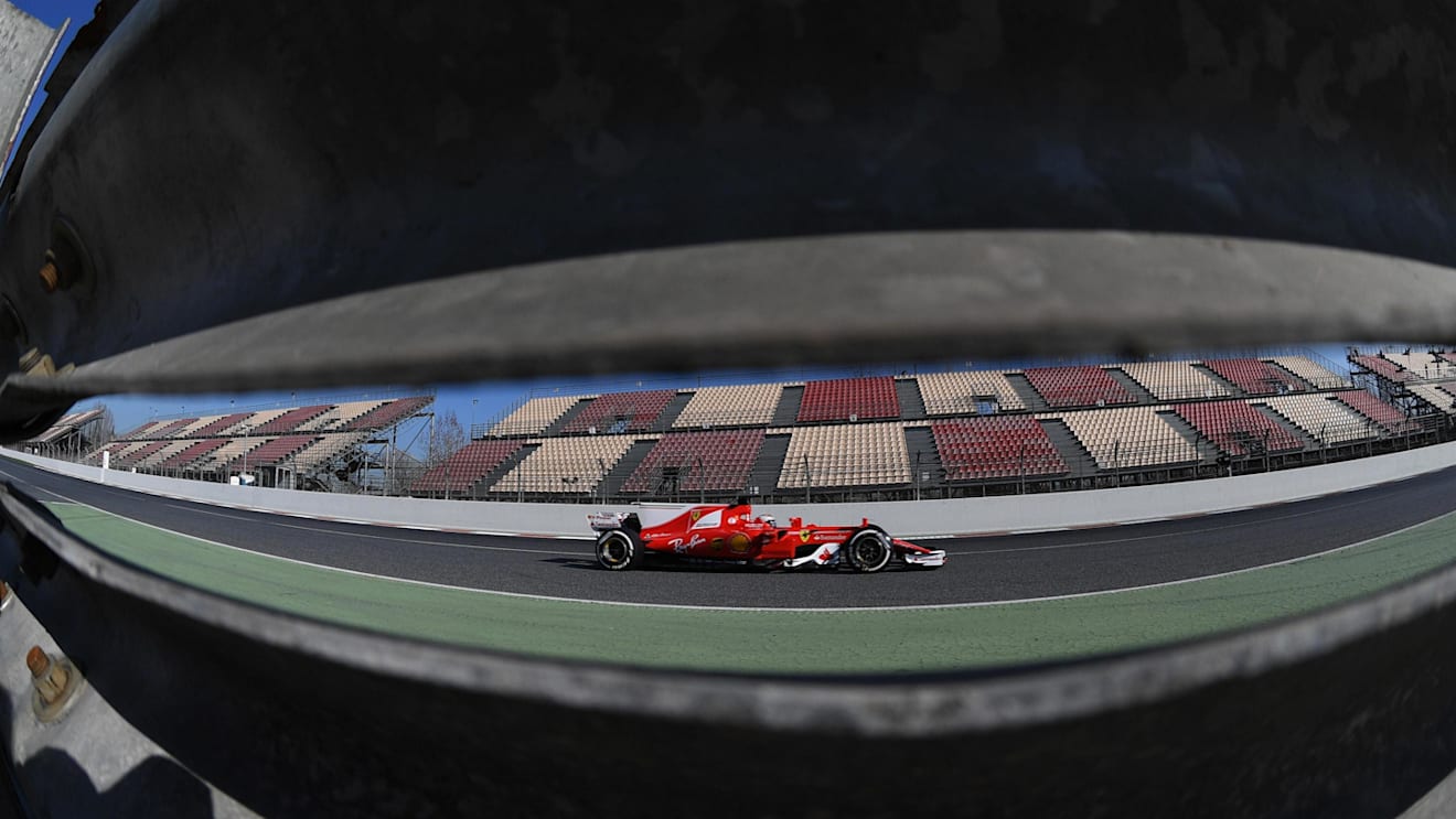 Kimi Raikkonen (FIN) Ferrari SF70-H at Formula One Testing, Day Four, Barcelona, Spain, 10 March 2017. © Sutton Images