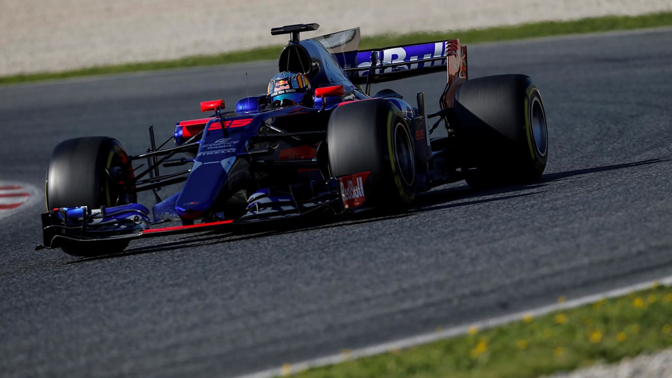 Carlos Sainz jr (ESP) Scuderia Toro Rosso STR12 at Formula One Testing, Day Four, Barcelona, Spain, 10 March 2017. © Sutton Images