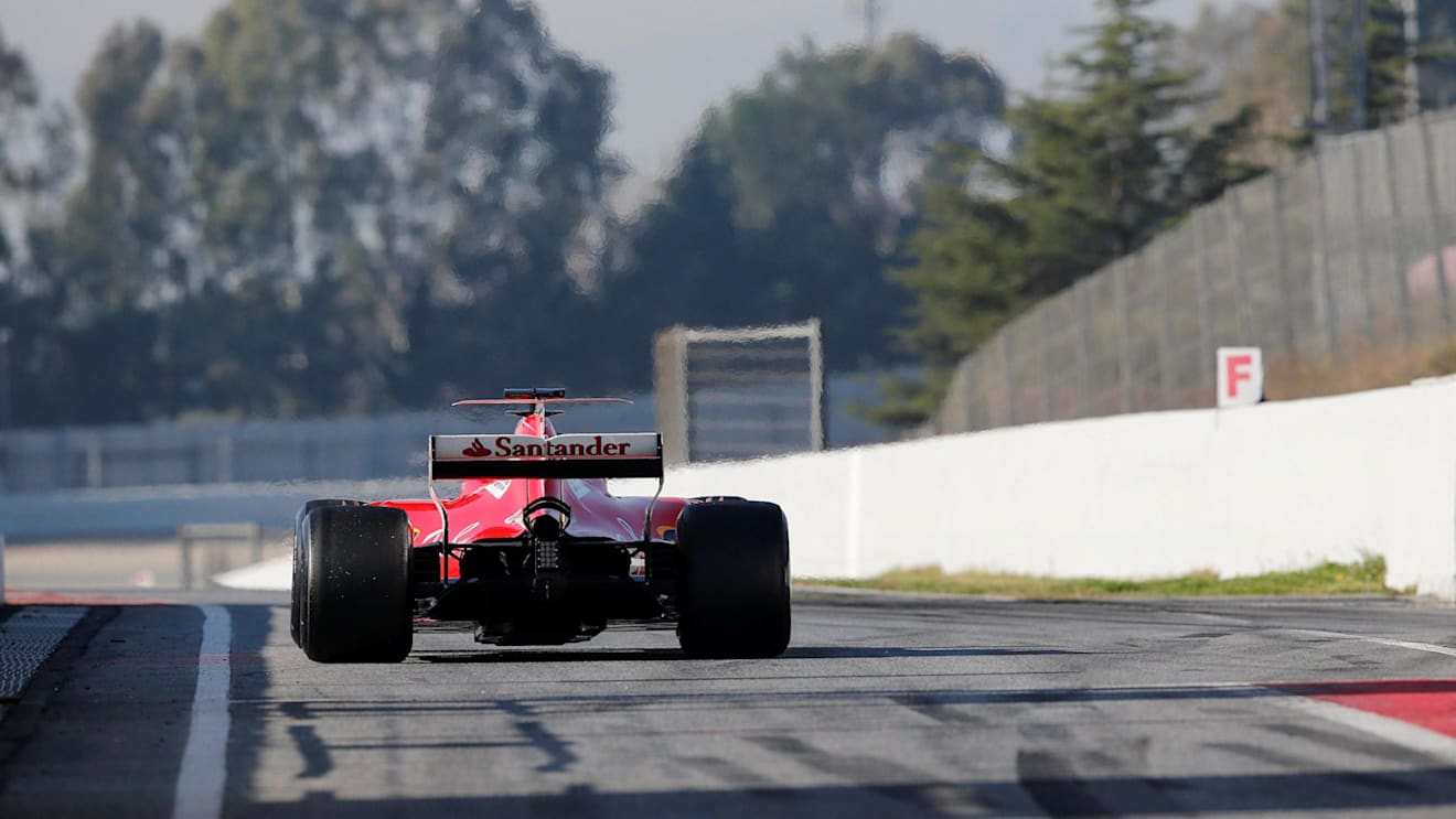 Kimi Raikkonen (FIN) Ferrari SF70-H at Formula One Testing, Day Four, Barcelona, Spain, 10 March 2017. © Sutton Images