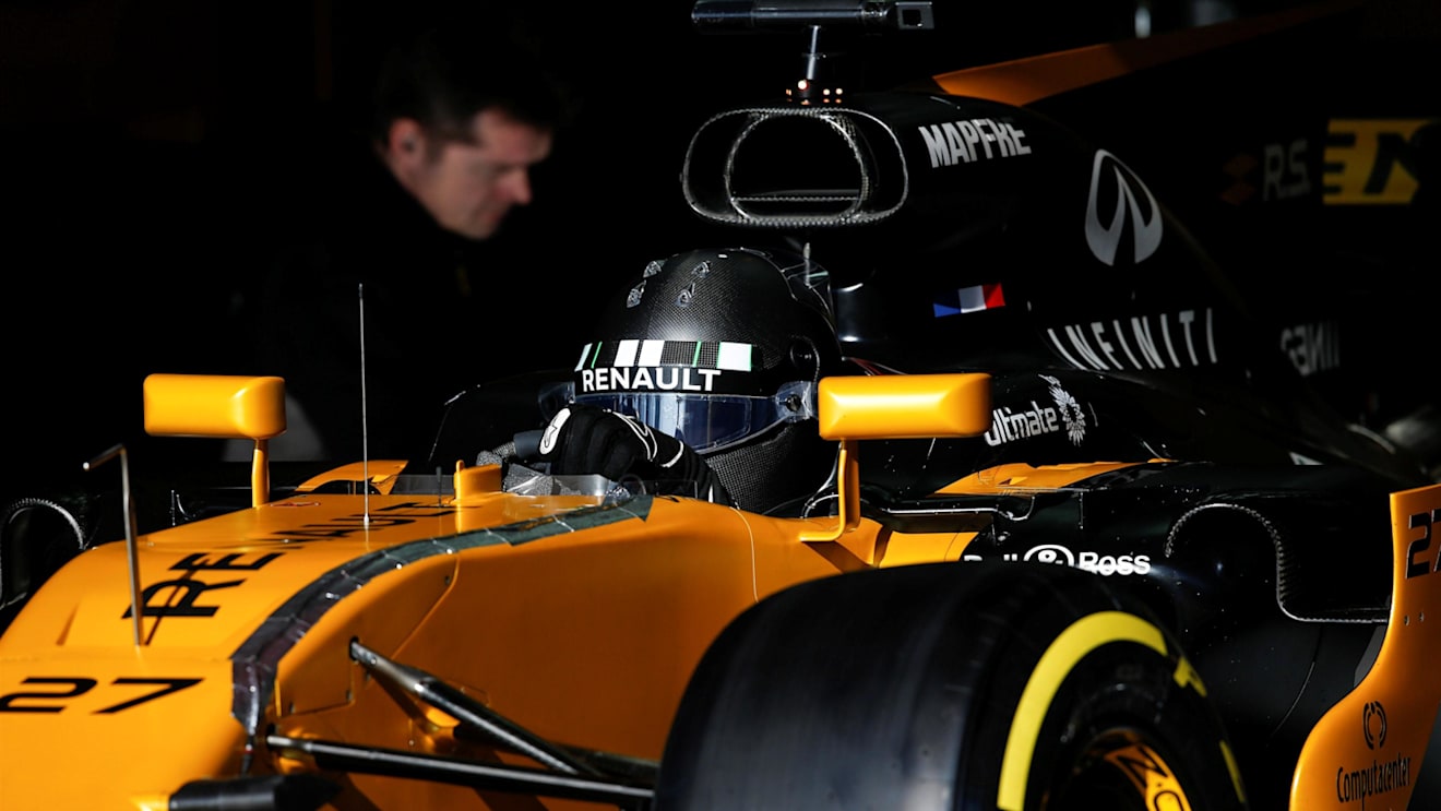 Nico Hulkenberg (GER) Renault Sport F1 Team RS17 at Formula One Testing, Day Four, Barcelona, Spain, 10 March 2017. © Sutton Images