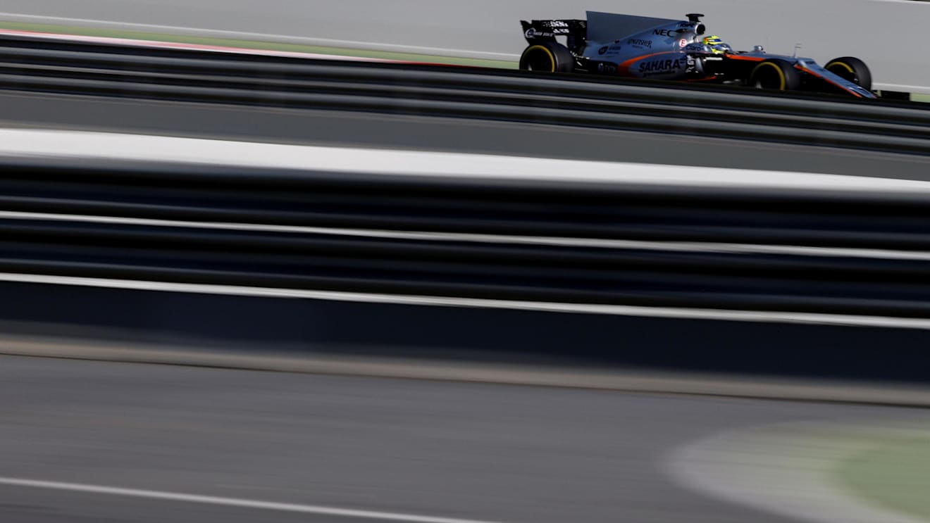 Sergio Perez (MEX) Force India VJM10 at Formula One Testing, Day Four, Barcelona, Spain, 10 March 2017. © Sutton Images