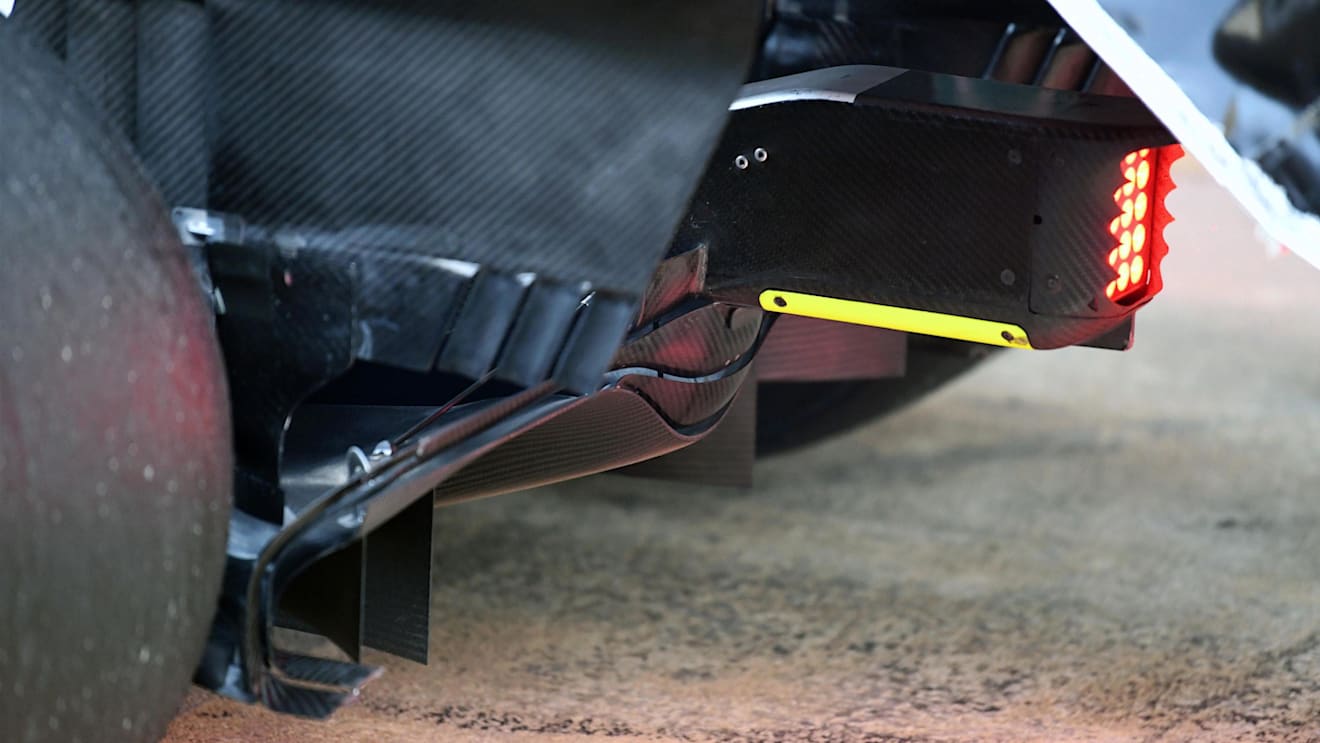 Mercedes-Benz F1 W08 Hybrid rear diffuser detail at Formula One Testing, Day One, Barcelona, Spain, 7 March 2017. © Sutton Images