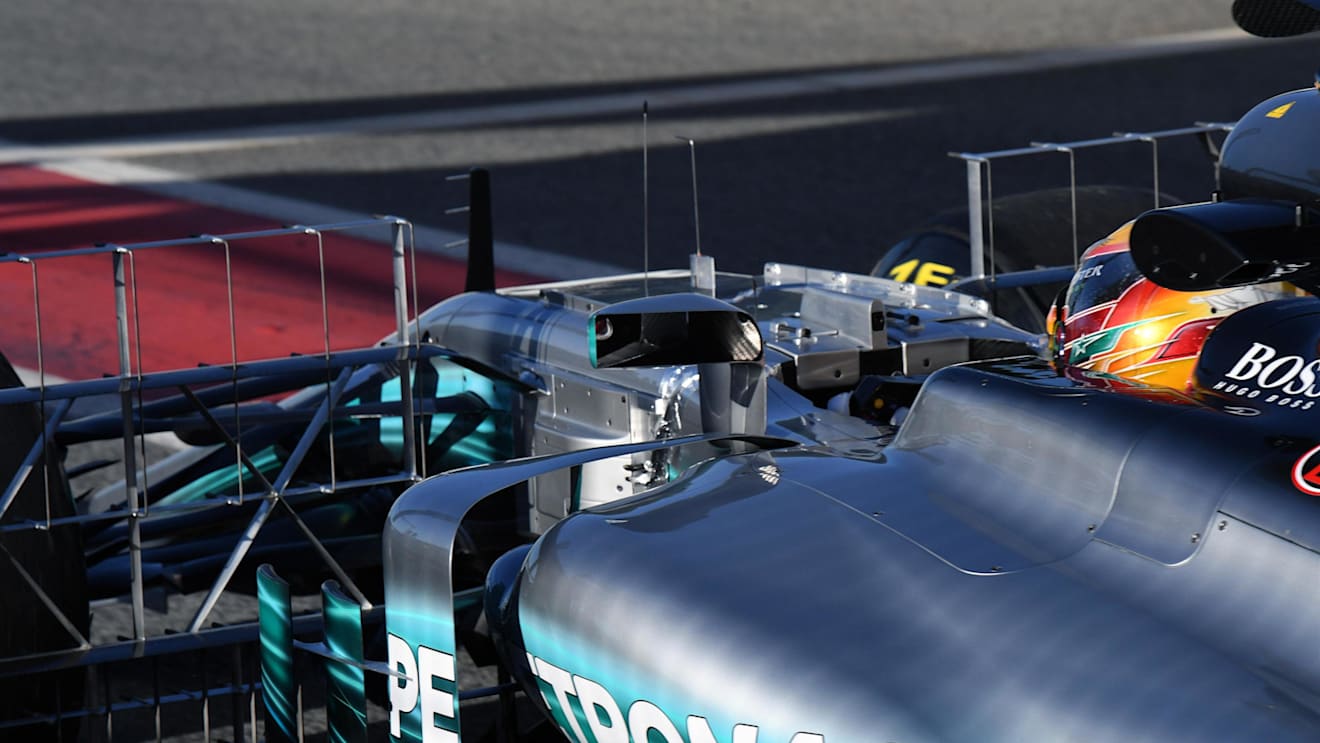 Lewis Hamilton (GBR) Mercedes-Benz F1 W08 Hybrid at Formula One Testing, Day One, Barcelona, Spain, 7 March 2017. © Sutton Images