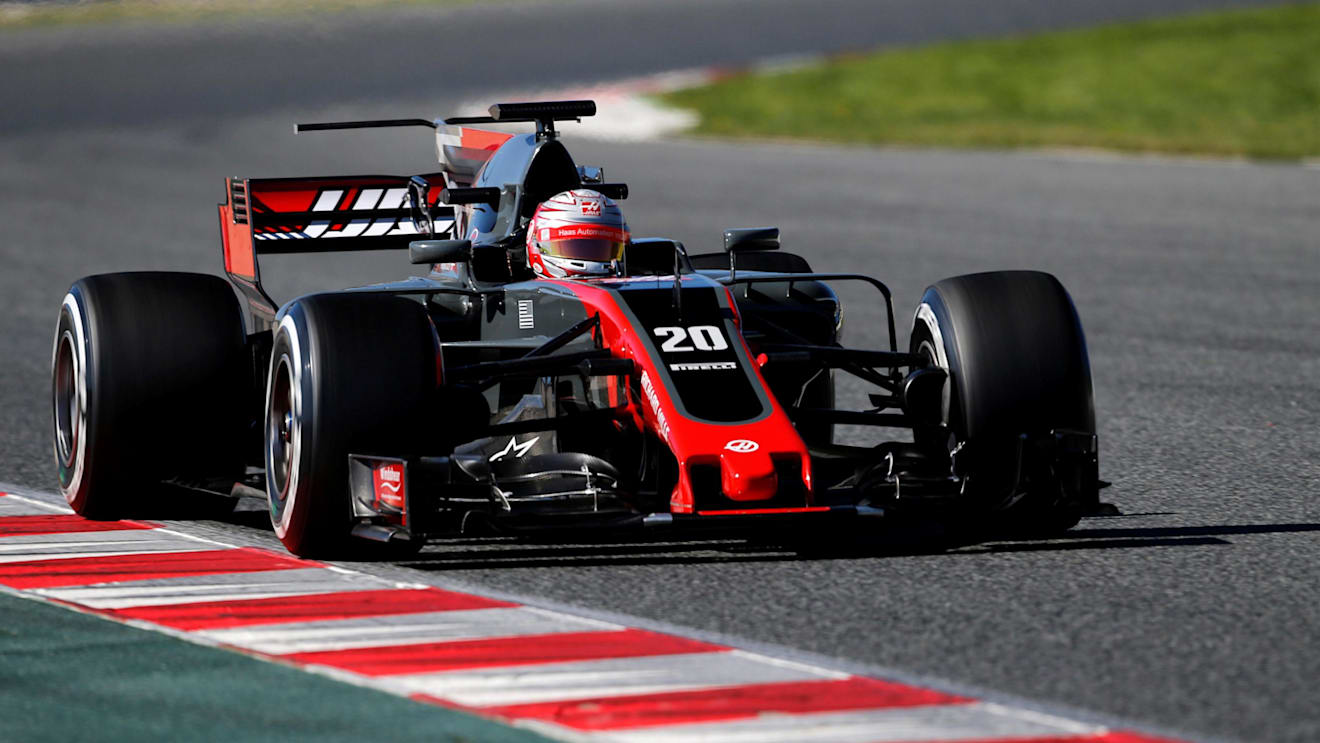 Kevin Magnussen (DEN) Haas VF-17 at Formula One Testing, Day One, Barcelona, Spain, 7 March 2017. © Sutton Images