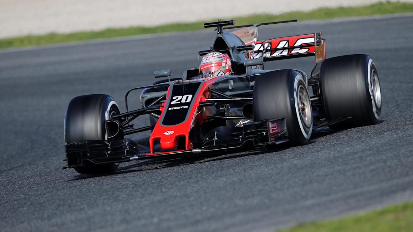 Kevin Magnussen (DEN) Haas VF-17 at Formula One Testing, Day Three, Barcelona, Spain, 9 March 2017. © Sutton Images