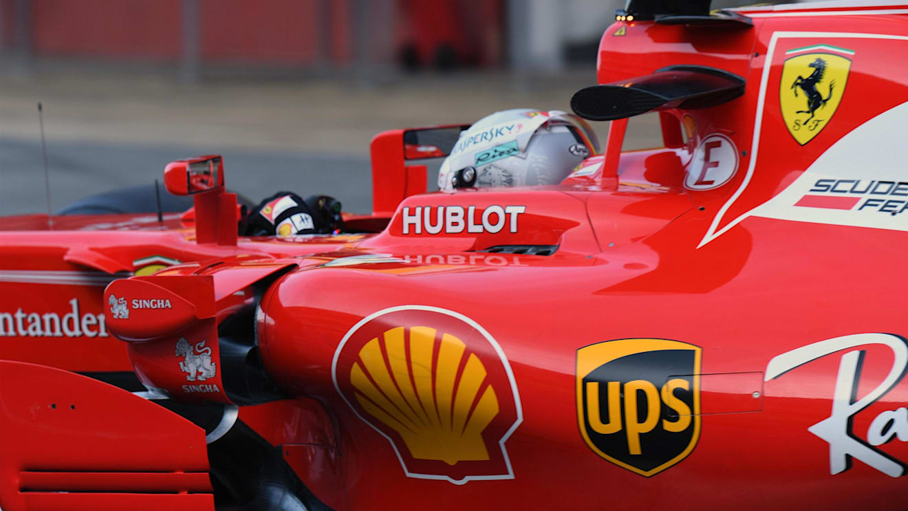 Sebastian Vettel (GER) Ferrari SF70-H at Formula One Testing, Day Three, Barcelona, Spain, 9 March 2017. © Sutton Images