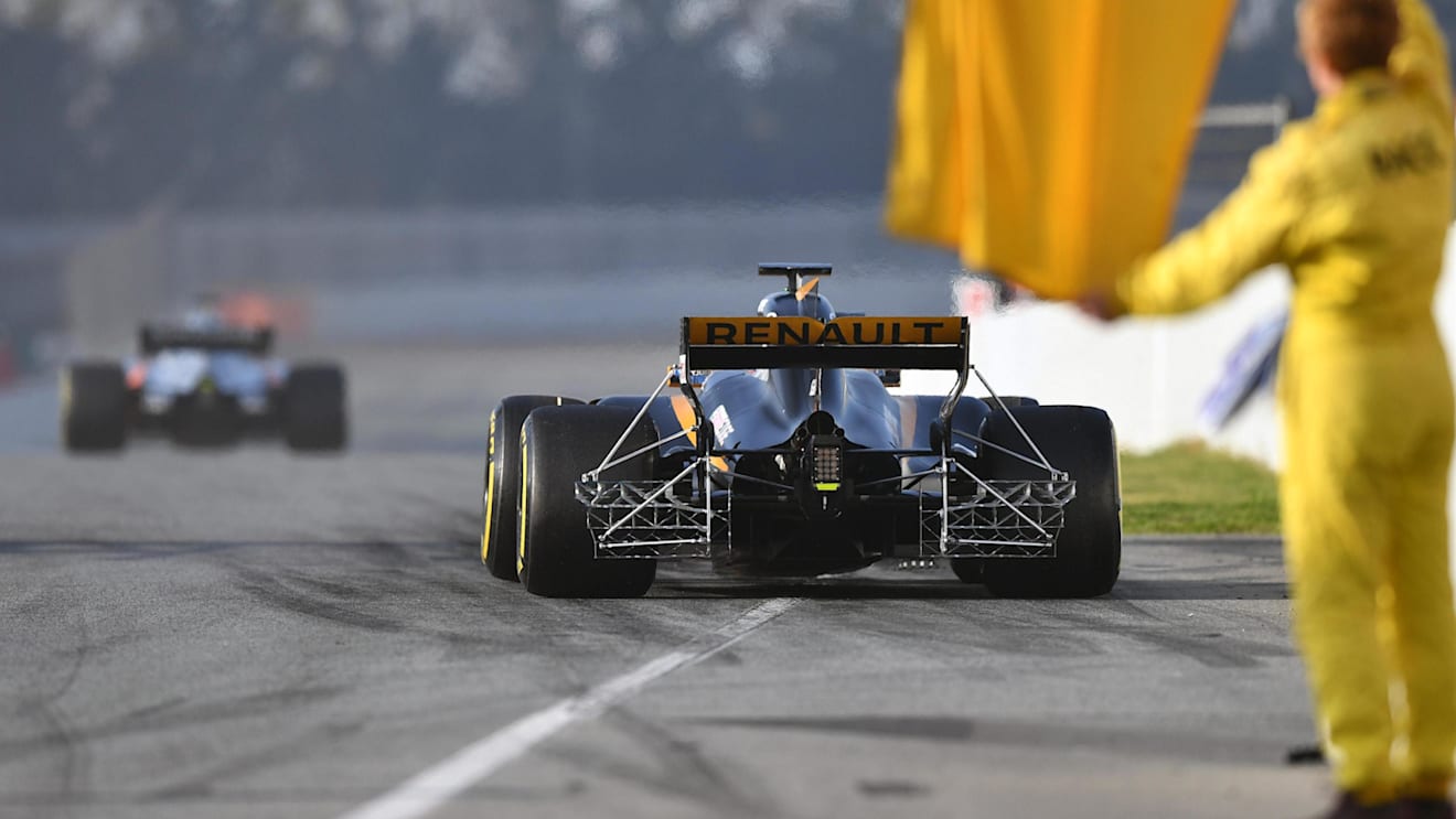 Jolyon Palmer (GBR) Renault Sport F1 Team RS17 at Formula One Testing, Day Three, Barcelona, Spain, 9 March 2017. © Sutton Images