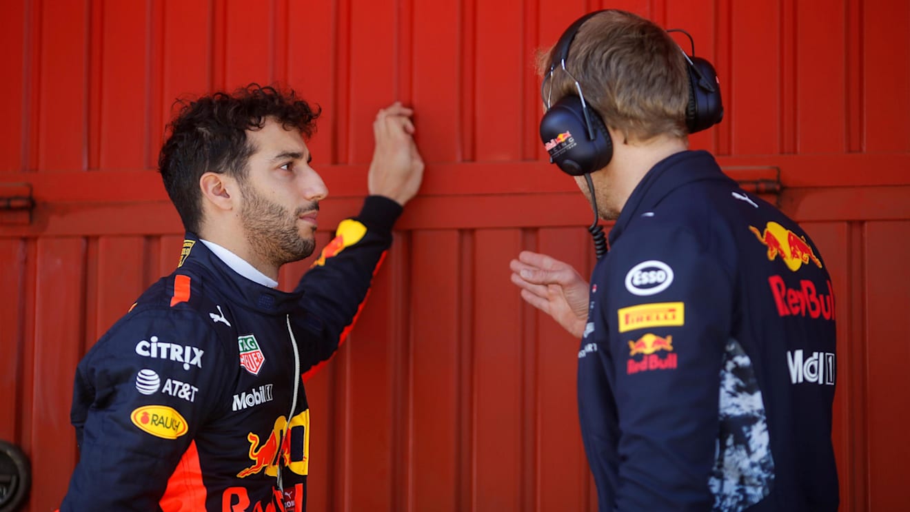 Daniel Ricciardo (AUS) Red Bull Racing at Formula One Testing, Day Three, Barcelona, Spain, 9 March 2017. © Sutton Images