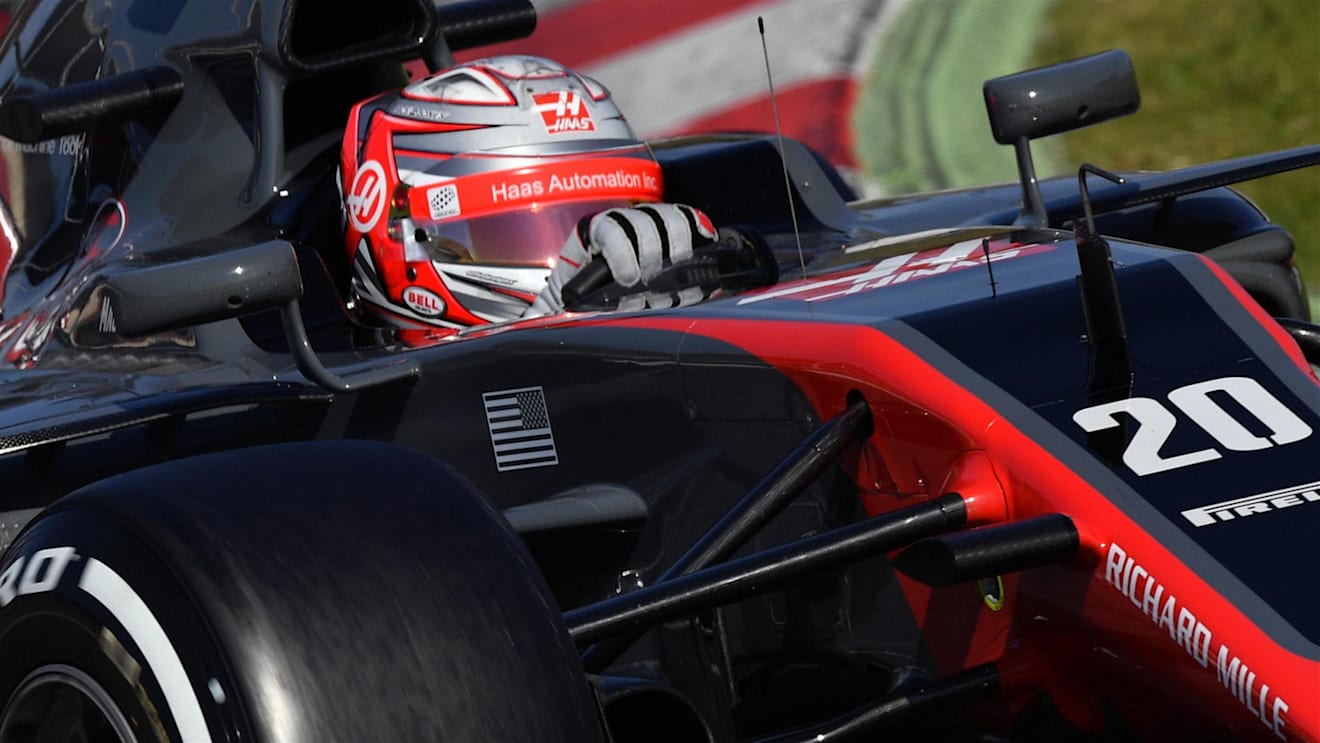 Kevin Magnussen (DEN) Haas VF-17 at Formula One Testing, Day Three, Barcelona, Spain, 9 March 2017. © Sutton Images