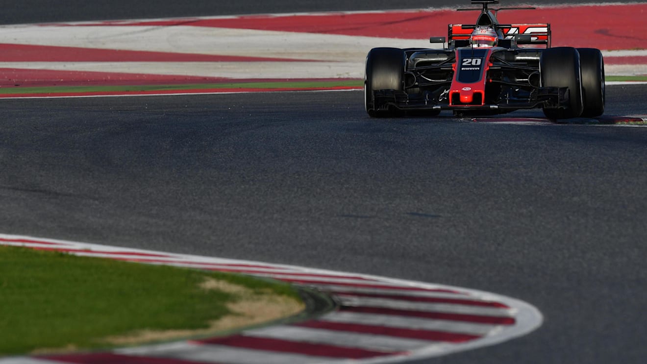 Kevin Magnussen (DEN) Haas VF-17 at Formula One Testing, Day Three, Barcelona, Spain, 9 March 2017. © Sutton Images