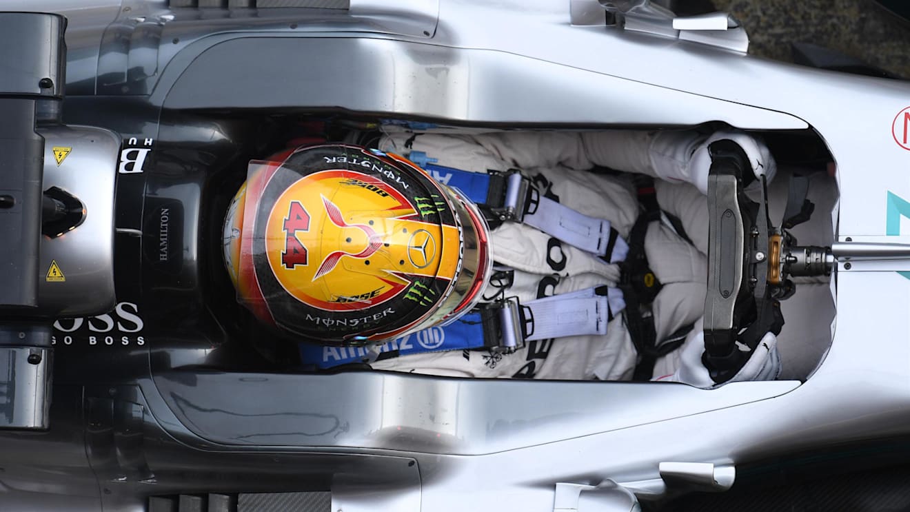 Lewis Hamilton (GBR) Mercedes-Benz F1 W08 Hybrid cockpit at Formula One Testing, Day Two, Barcelona, Spain, 8 March 2017. © Sutton Images