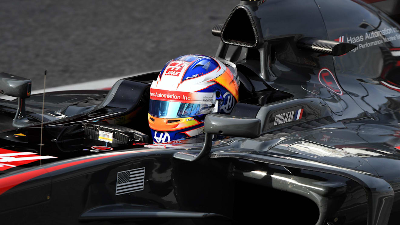 Romain Grosjean (FRA) Haas VF-17 at Formula One Testing, Day Two, Barcelona, Spain, 8 March 2017. © Sutton Images