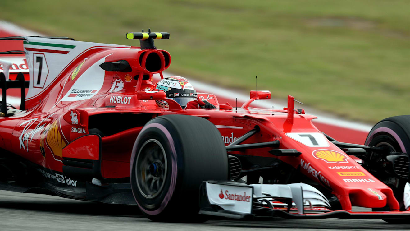 Kimi Raikkonen (FIN) Ferrari SF70-H at Formula One World Championship, Rd17, United States Grand Prix, Practice, Circuit of the Americas, Austin, Texas, USA, Friday 20 October 2017. © Kym Illman/Sutton Images