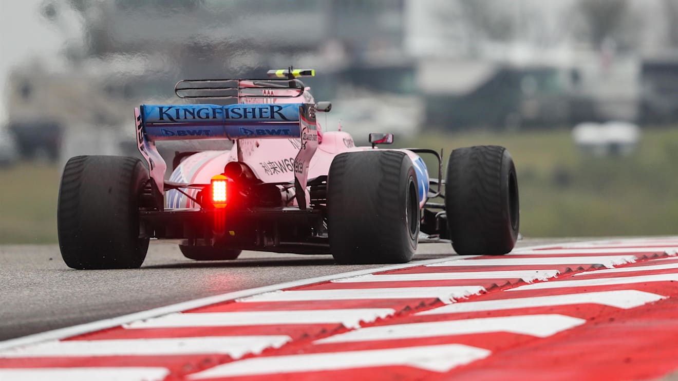 Esteban Ocon (FRA) Force India VJM10 at Formula One World Championship, Rd17, United States Grand Prix, Practice, Circuit of the Americas, Austin, Texas, USA, Friday 20 October 2017. © Kym Illman/Sutton Images