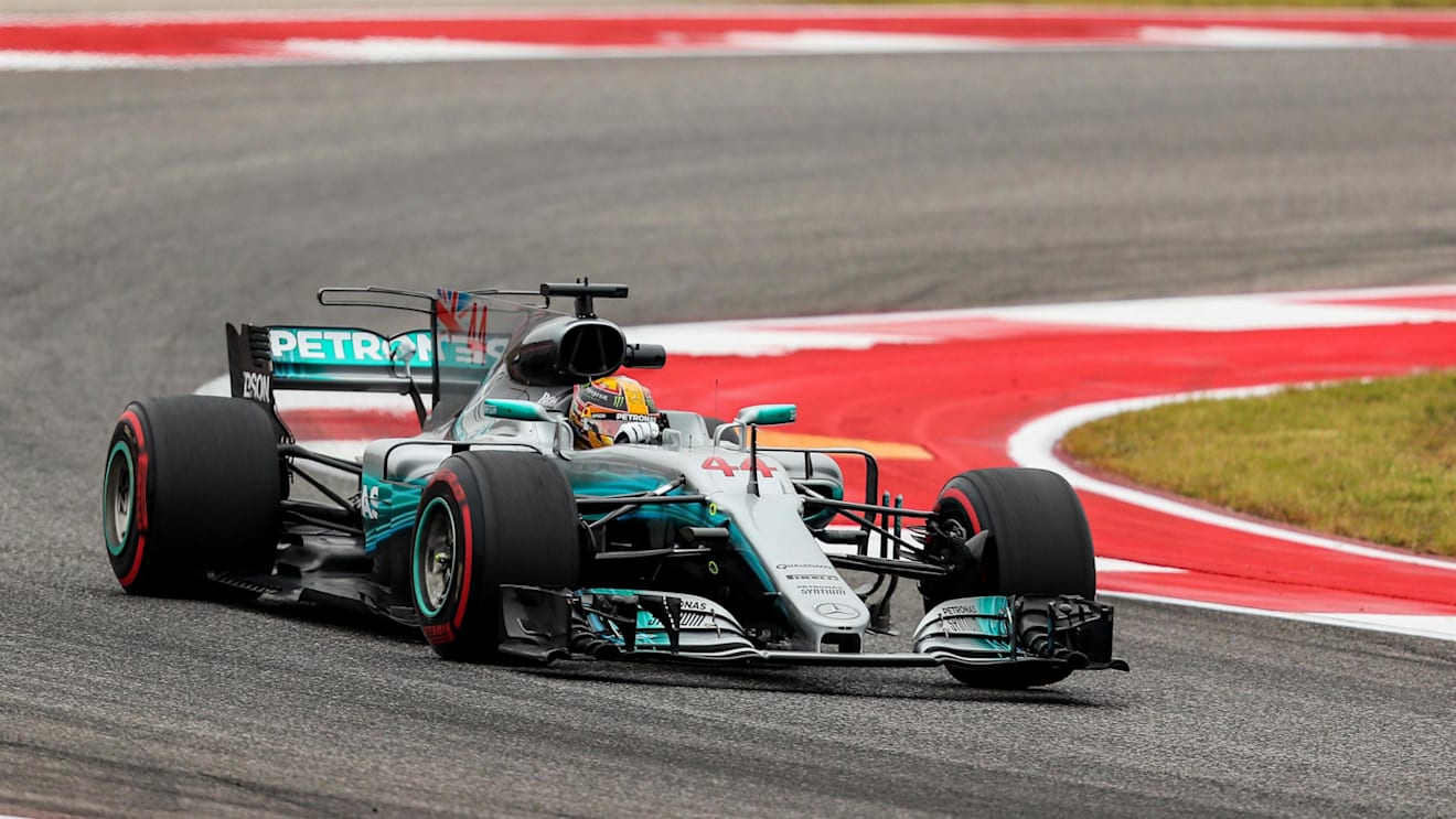 Lewis Hamilton (GBR) Mercedes-Benz F1 W08 Hybrid at Formula One World Championship, Rd17, United States Grand Prix, Practice, Circuit of the Americas, Austin, Texas, USA, Friday 20 October 2017. © Kym Illman/Sutton Images