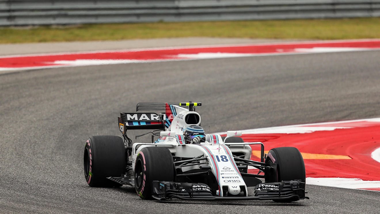 Lance Stroll (CDN) Williams FW40 at Formula One World Championship, Rd17, United States Grand Prix, Practice, Circuit of the Americas, Austin, Texas, USA, Friday 20 October 2017. © Kym Illman/Sutton Images