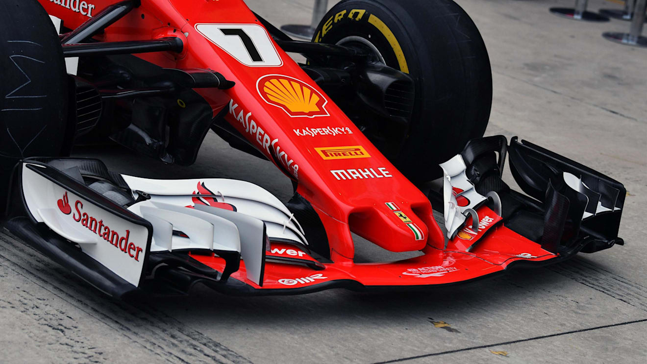 Ferrari SF70-H nose and front wing at Formula One World Championship, Rd17, United States Grand Prix, Practice, Circuit of the Americas, Austin, Texas, USA, Friday 20 October 2017. © Mark Sutton/Sutton Images