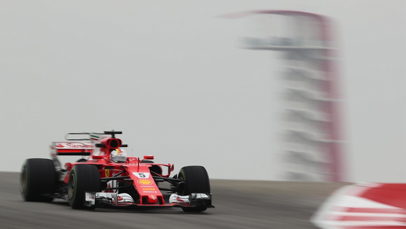 Sebastian Vettel (GER) Ferrari SF70-H at Formula One World Championship, Rd17, United States Grand Prix, Practice, Circuit of the Americas, Austin, Texas, USA, Friday 20 October 2017. © Kym Illman/Sutton Images