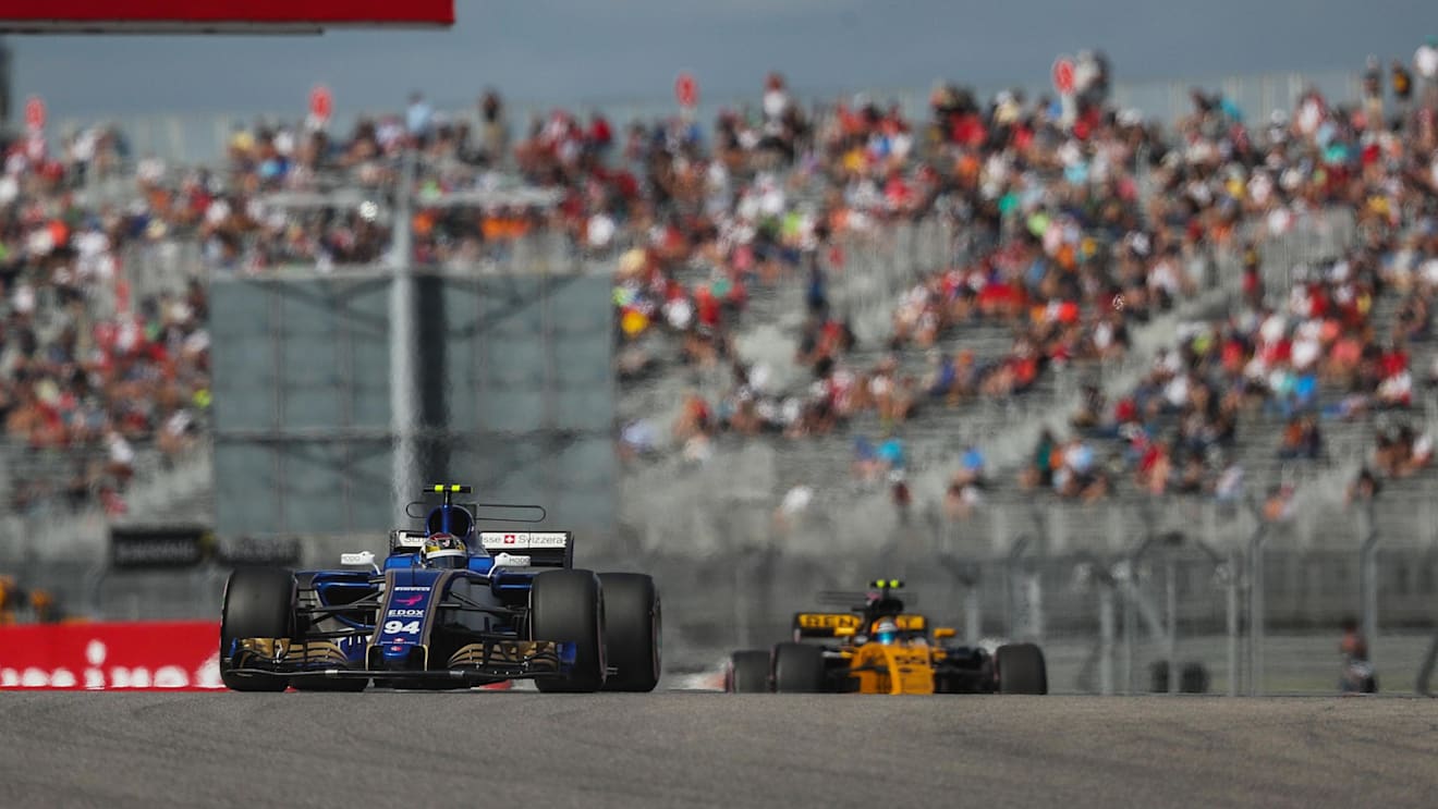 Pascal Wehrlein (GER) Sauber C36 at Formula One World Championship, Rd17, United States Grand Prix, Qualifying, Circuit of the Americas, Austin, Texas, USA, Saturday 21 October 2017. © Kym Illman/Sutton Images