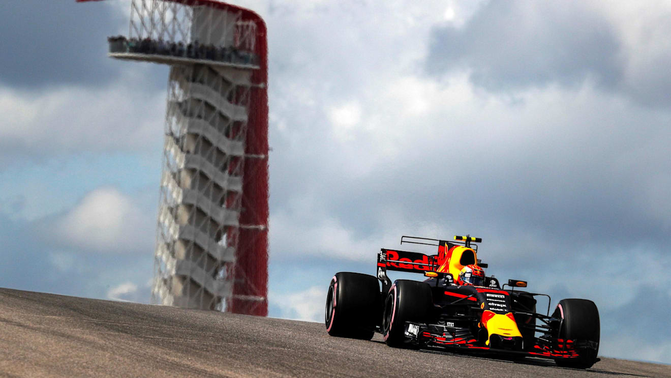 Max Verstappen (NED) Red Bull Racing RB13 at Formula One World Championship, Rd17, United States Grand Prix, Qualifying, Circuit of the Americas, Austin, Texas, USA, Saturday 21 October 2017. © Manuel Goria/Sutton Images