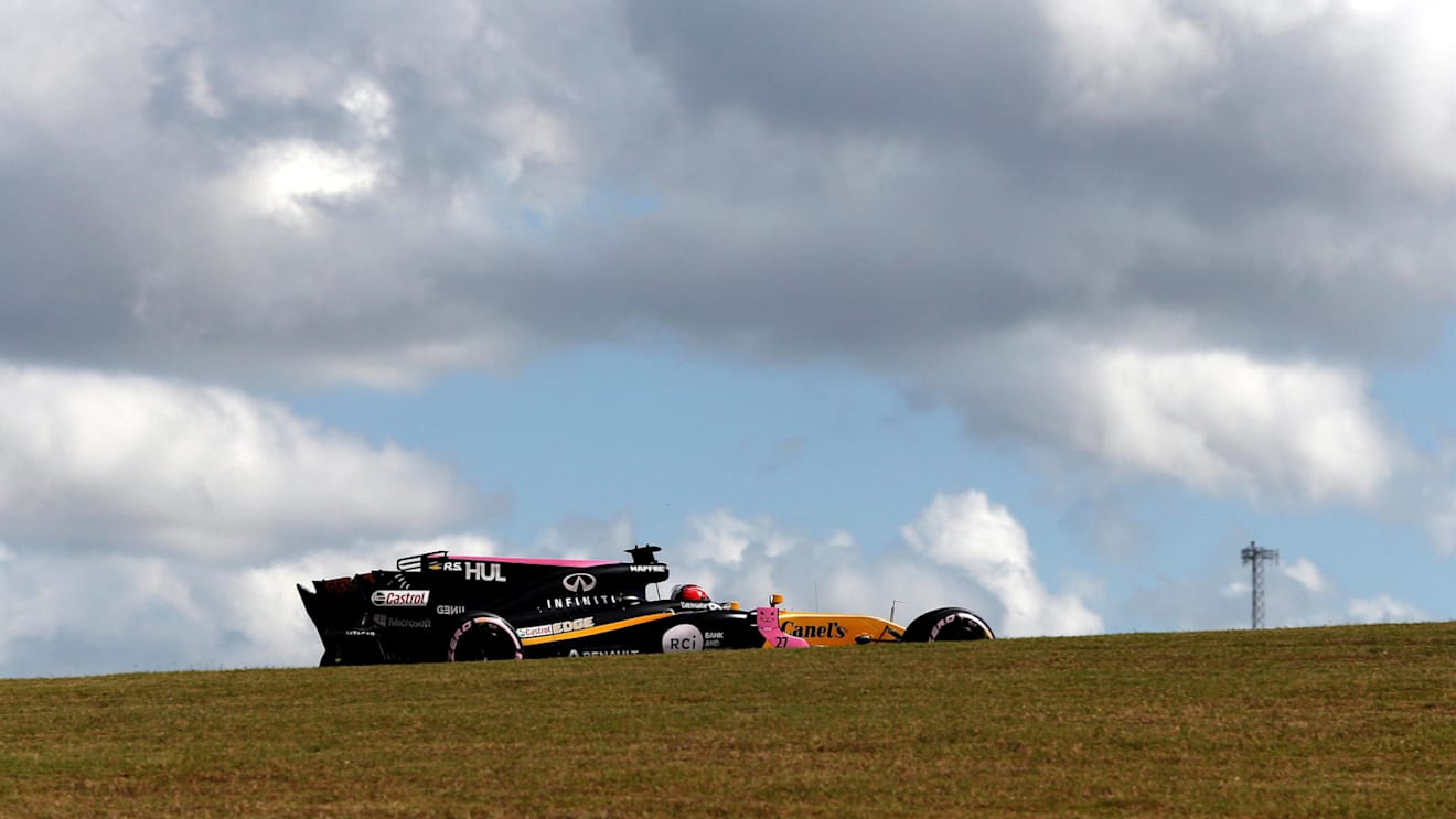 Nico Hulkenberg (GER) Renault Sport F1 Team RS17 at Formula One World Championship, Rd17, United States Grand Prix, Qualifying, Circuit of the Americas, Austin, Texas, USA, Saturday 21 October 2017. © Manuel Goria/Sutton Images