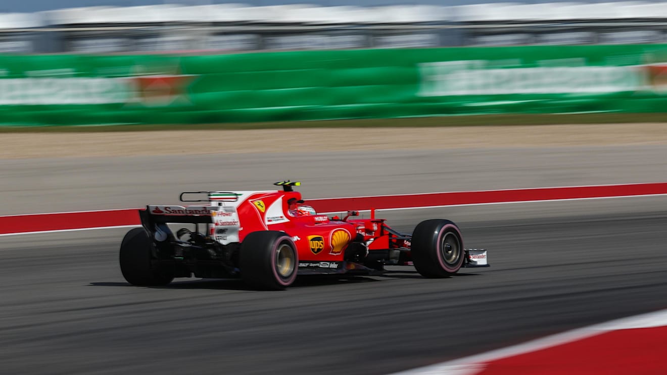 Kimi Raikkonen (FIN) Ferrari SF70-H at Formula One World Championship, Rd17, United States Grand Prix, Qualifying, Circuit of the Americas, Austin, Texas, USA, Saturday 21 October 2017. © Kym Illman/Sutton Images