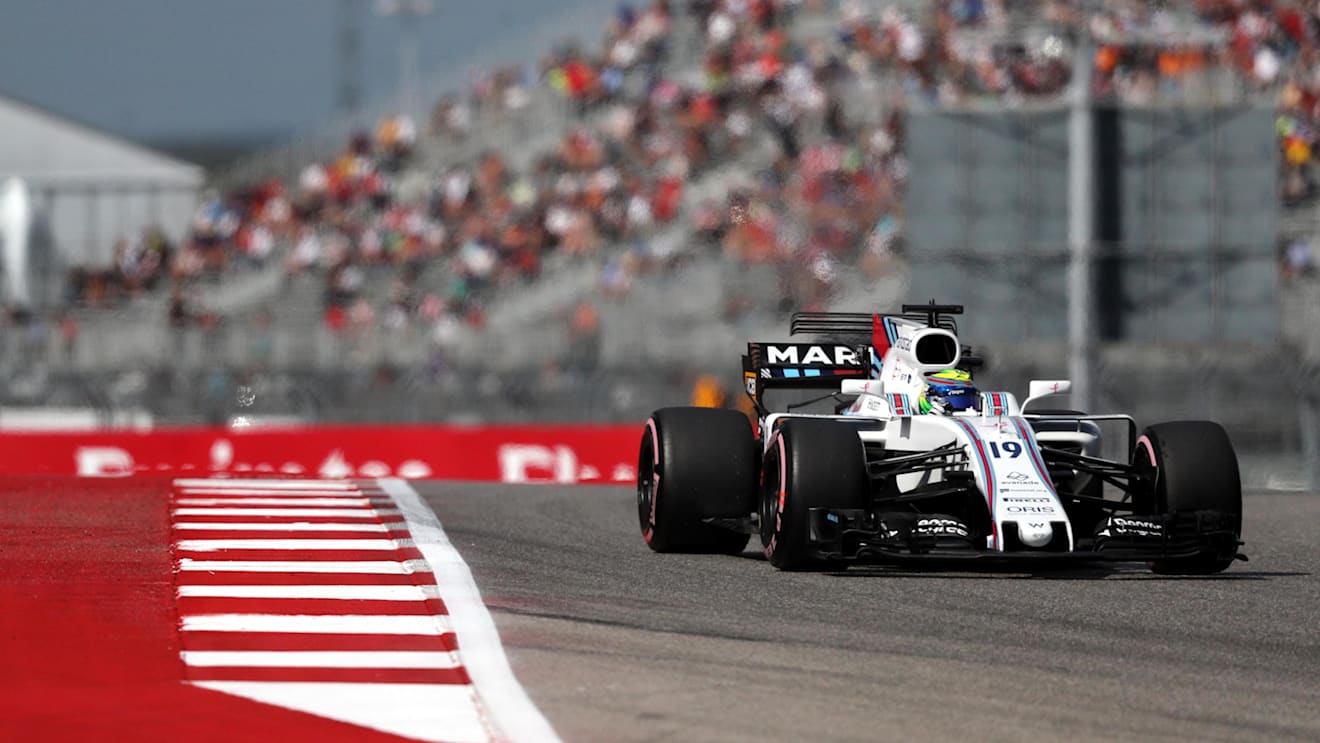 Felipe Massa (BRA) Williams FW40 at Formula One World Championship, Rd17, United States Grand Prix, Qualifying, Circuit of the Americas, Austin, Texas, USA, Saturday 21 October 2017. © Kym Illman/Sutton Images