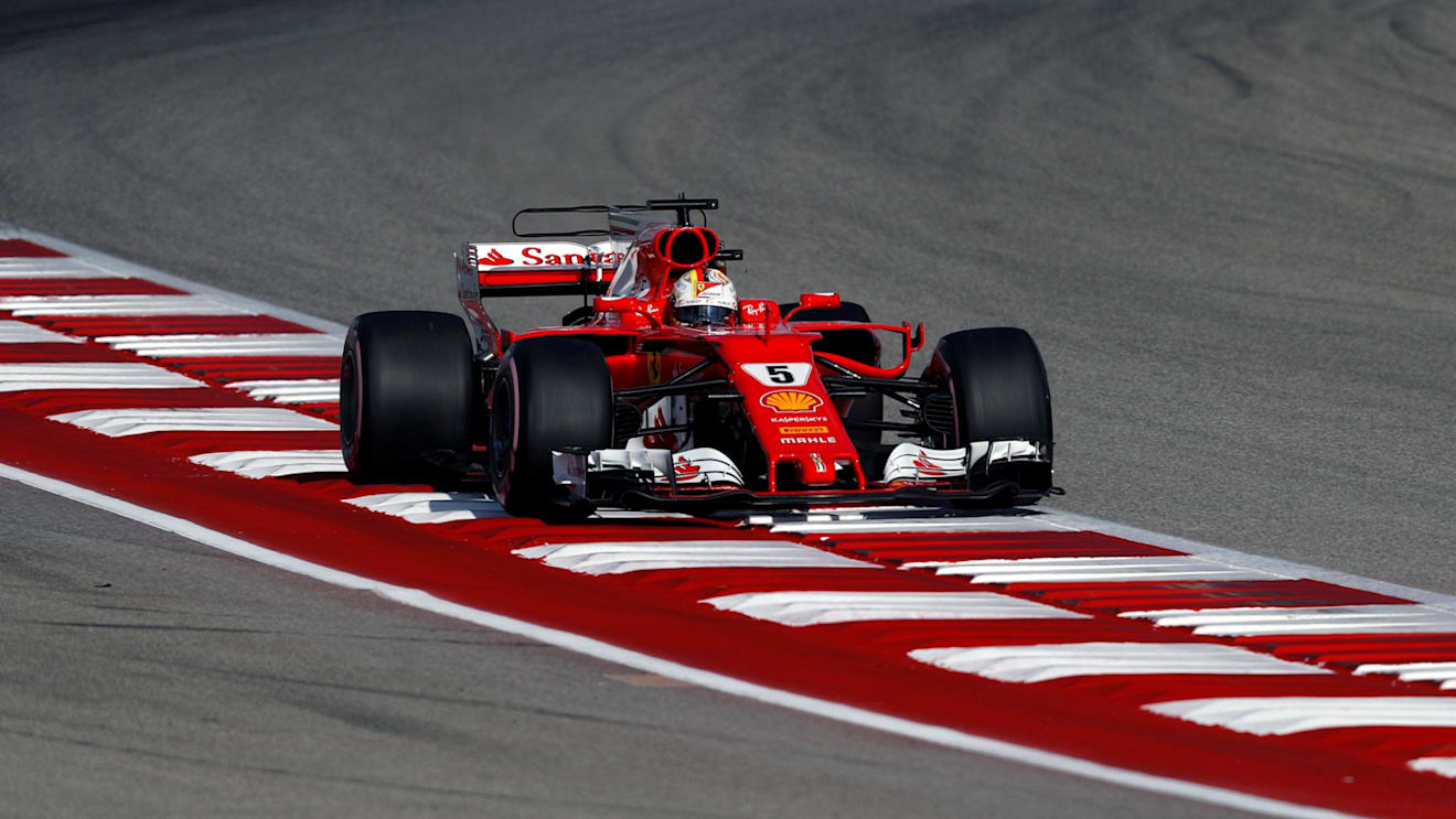 Sebastian Vettel (GER) Ferrari SF70-H at Formula One World Championship, Rd17, United States Grand Prix, Qualifying, Circuit of the Americas, Austin, Texas, USA, Saturday 21 October 2017. © Manuel Goria/Sutton Images